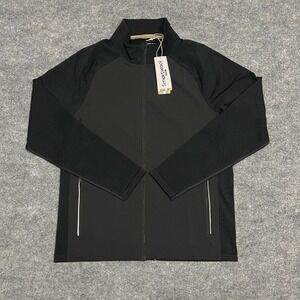 NEW Smartwool Jacket Mens Large Black Intraknit Active Full Zip Merino Hiking